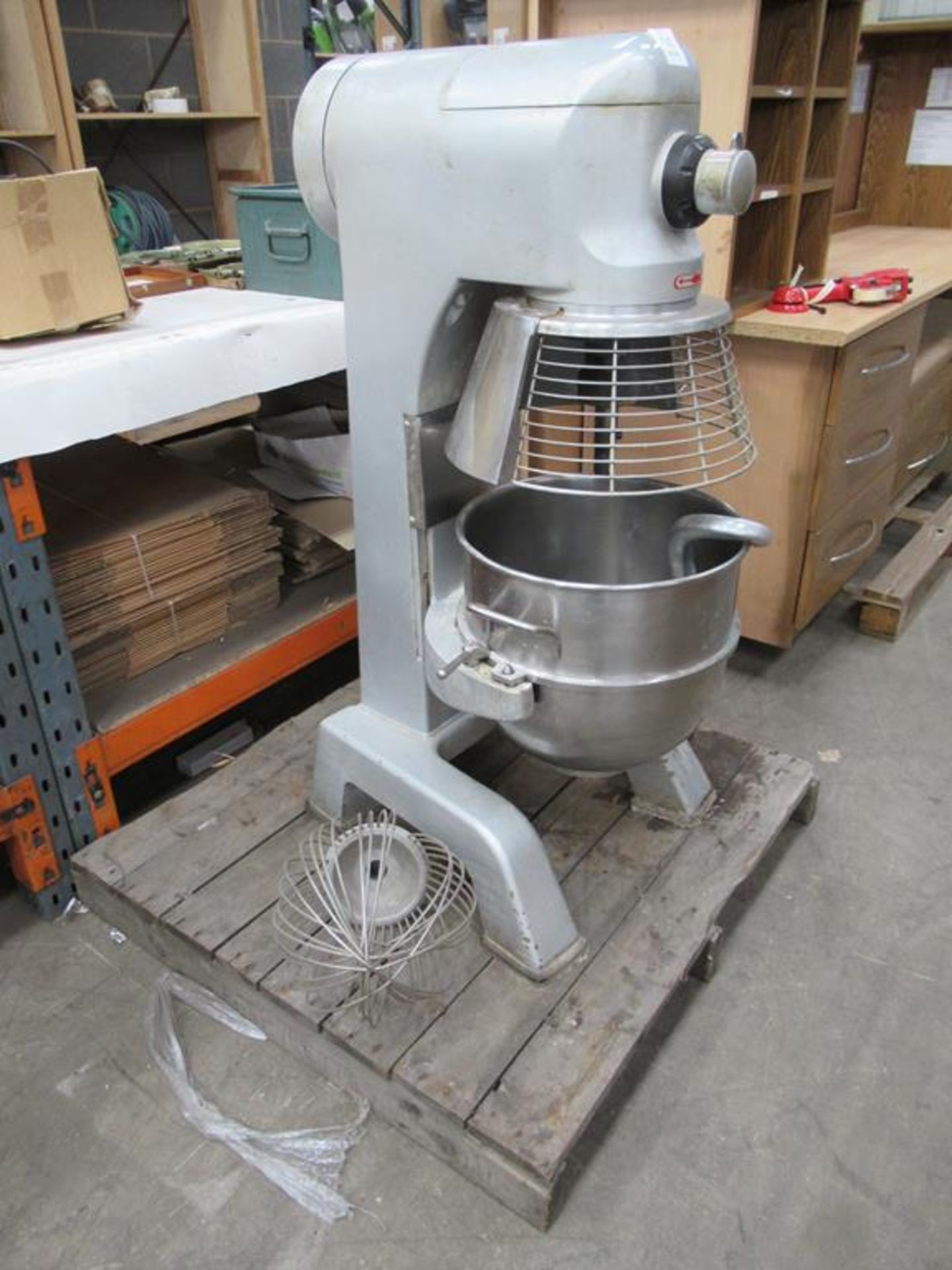 FM40 mixer s/n 08060225 YOM 2008 with bowl and whi