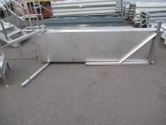 Stainless Steel 3 Legged Chute approx Length 2620 x width 760mm depth 280mm