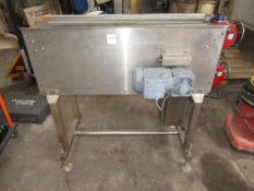 Stainless Steel 4 Legged Mounted Small Component Conveyor