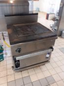 Mareno Solid Top Stainless Steel Gas Cooker