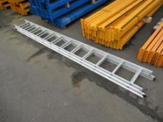 ABRU 24 Rang Double Aluminium Ladder