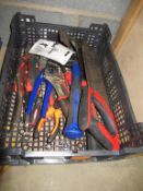 Box to contain various hand tolls including Hammers, Pliers, Saws etc