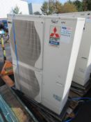 Mitsubishi air conditioners model PEA-RP250GAQ YOM 2011 with ducting on top and 2 x Mitsubishi a