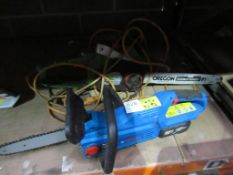 Florabest electric chainsaw and a Ferrex battery chainsaw