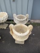 2 x "2 handled" Planter Urns and Stands