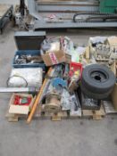 A Pallet to contain Valves, Mandles, Clamps etc