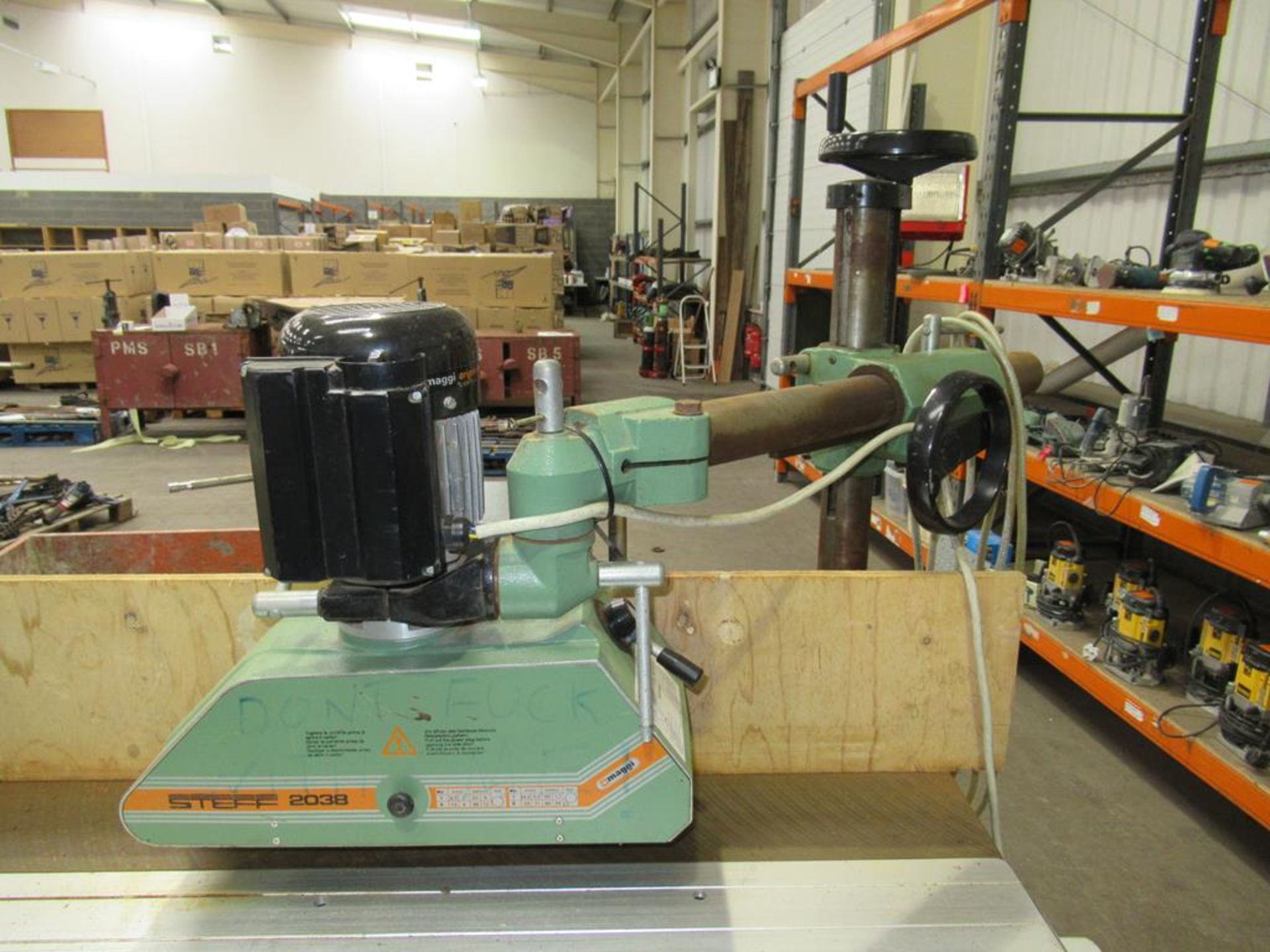 Spindle Moulder and Power Feed Roller . - Image 15 of 17