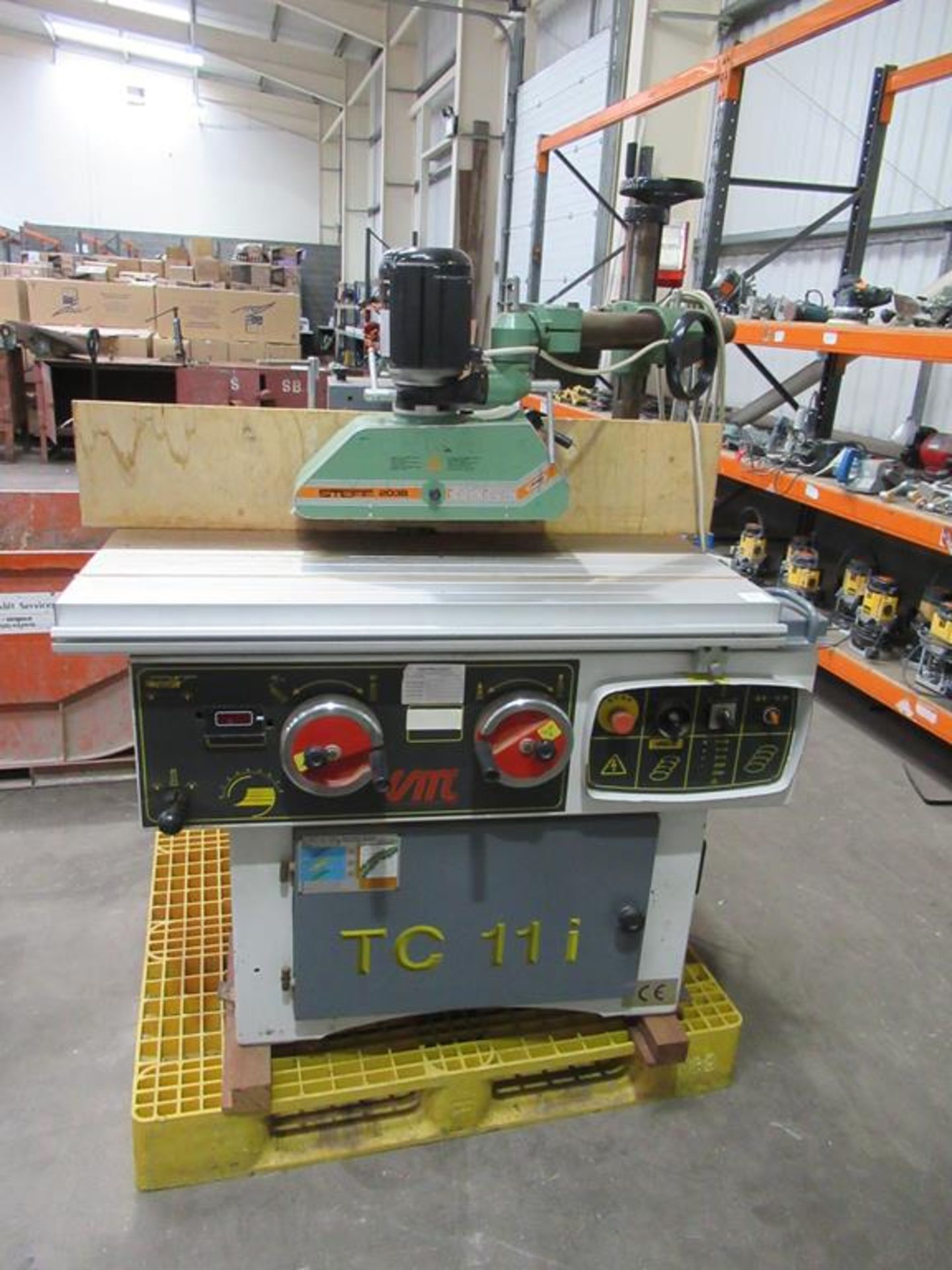 Spindle Moulder and Power Feed Roller .