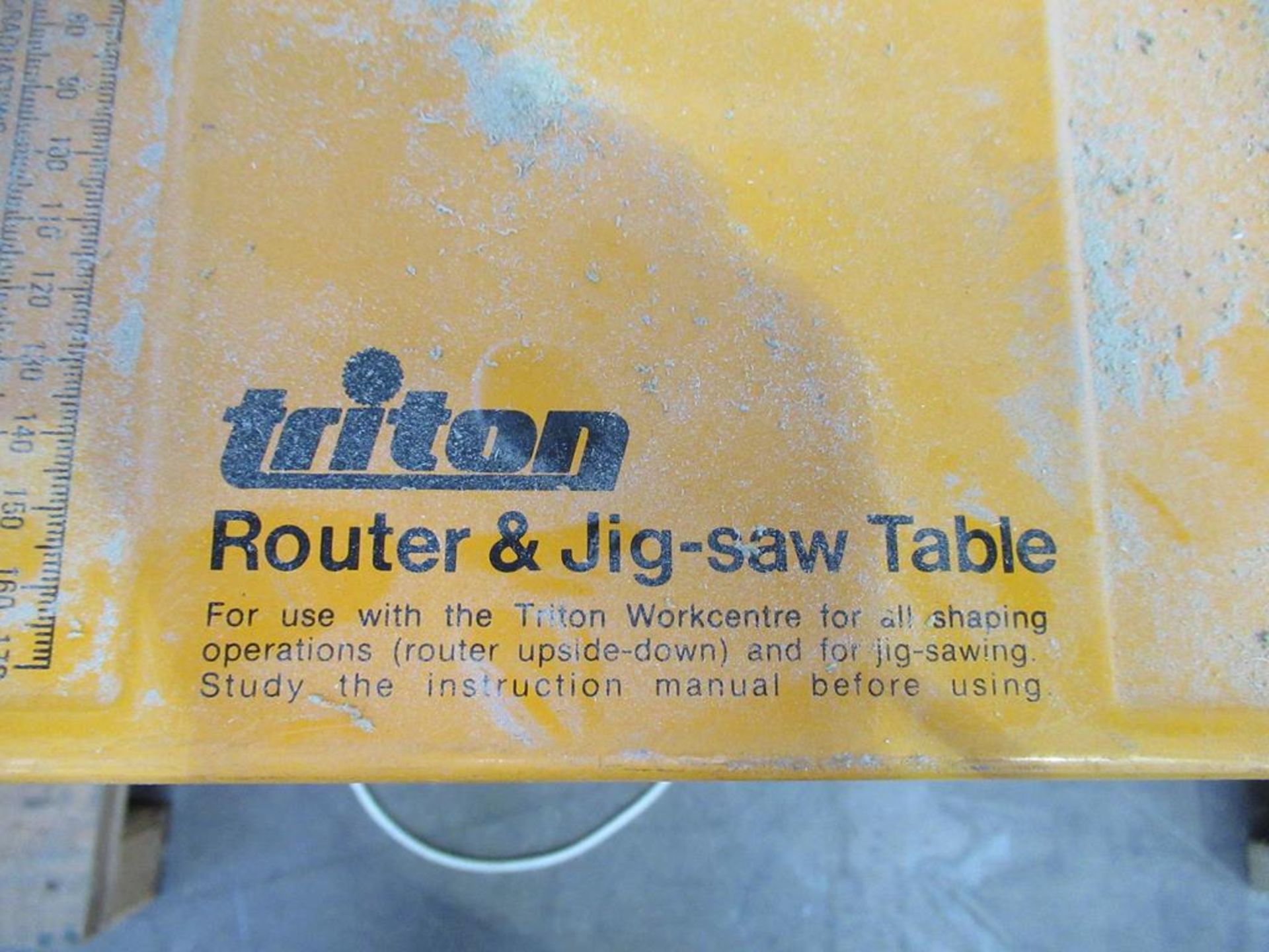 Triton Router and Jig-Saw Table - Image 2 of 4