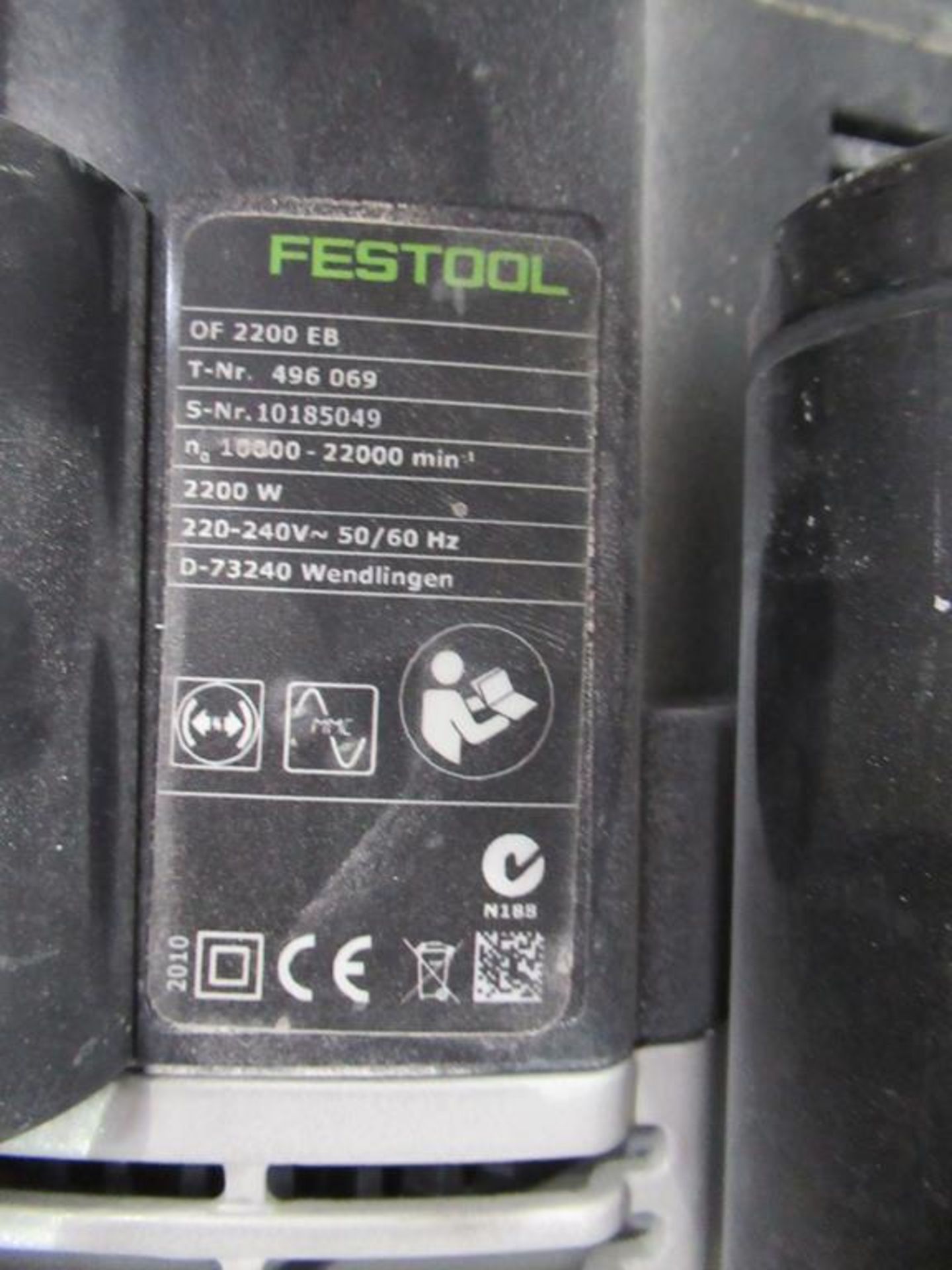 Festool OF 2200 EB plus GB Router - Image 3 of 4