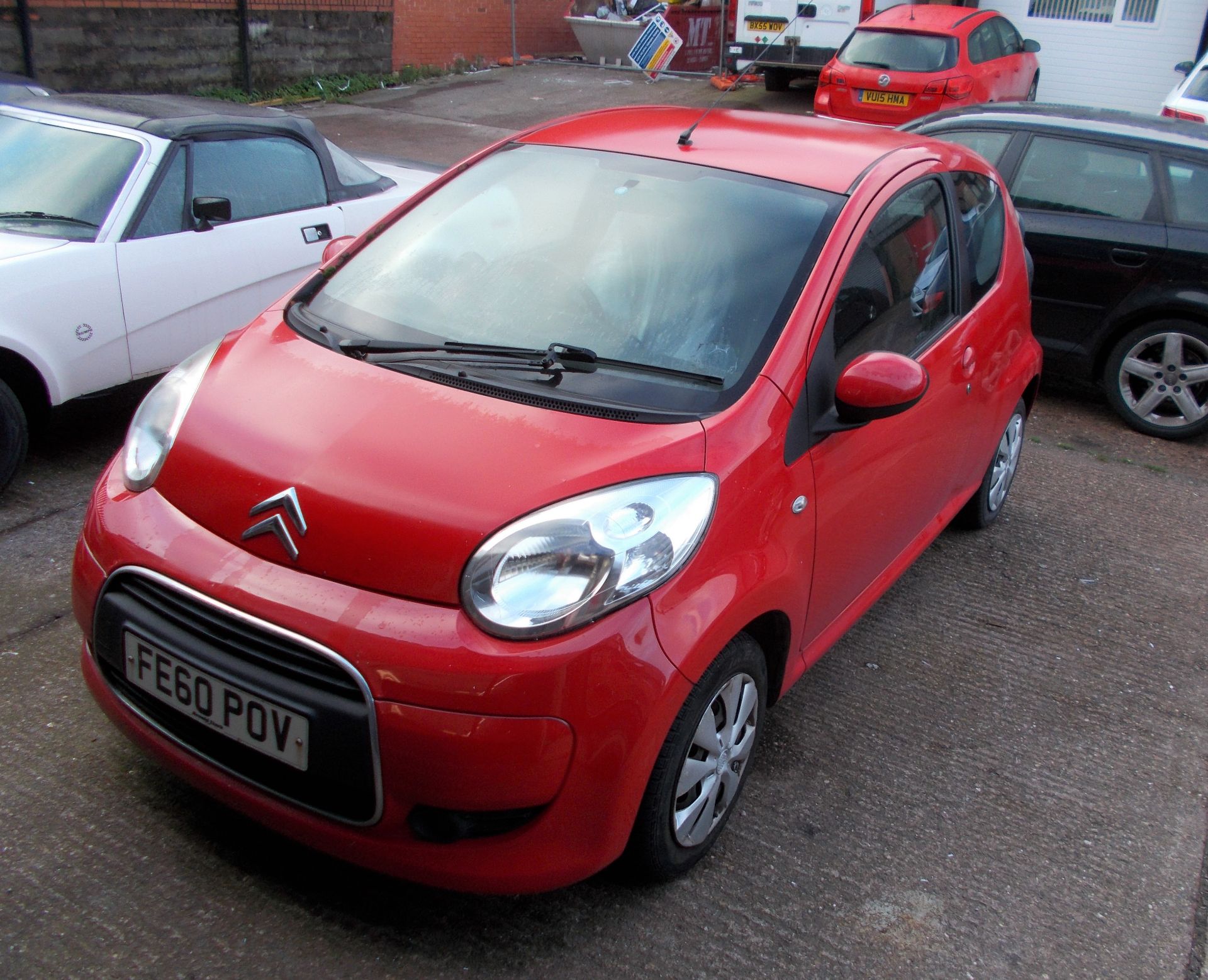 Citroen C1 VTR+ 3 Door Hatchback, Petrol. Registration FE60 POV, Odometer Reading at time of