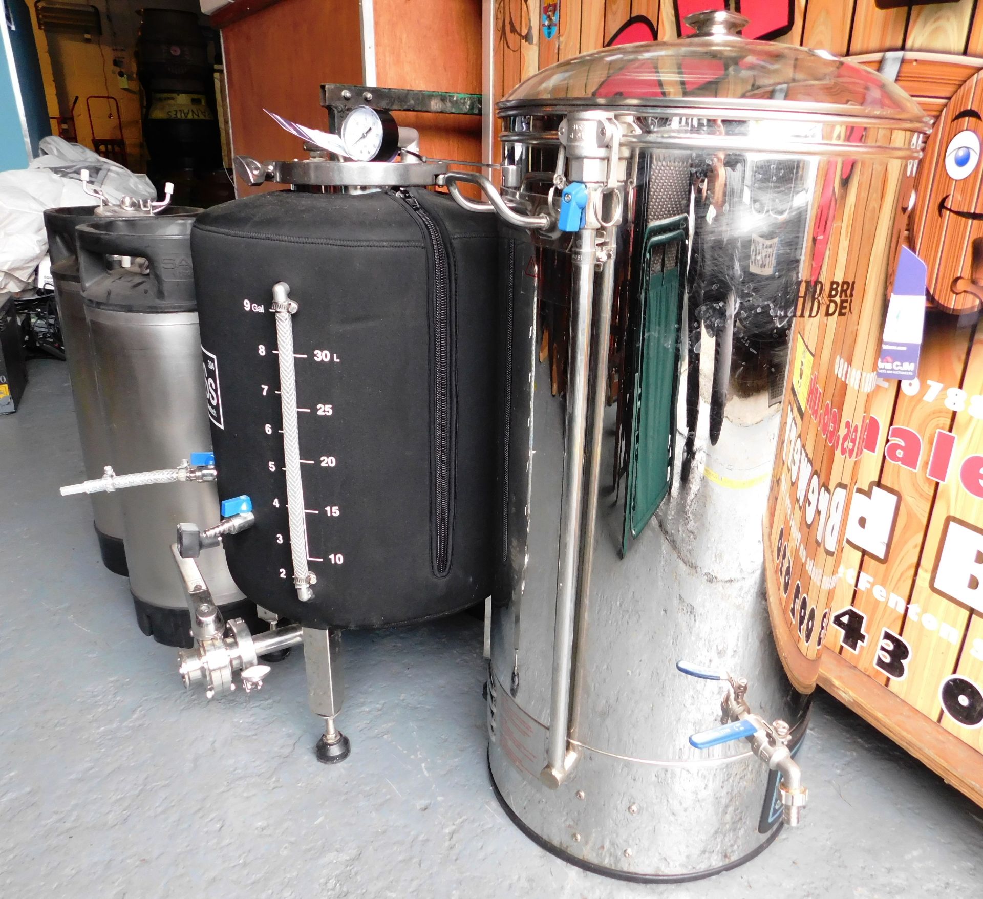 AHB Brew Devil Microbrewery Model BMS500M-1 52L 240v with Stainless Steel 304 Brewtech Pressurised - Image 2 of 2