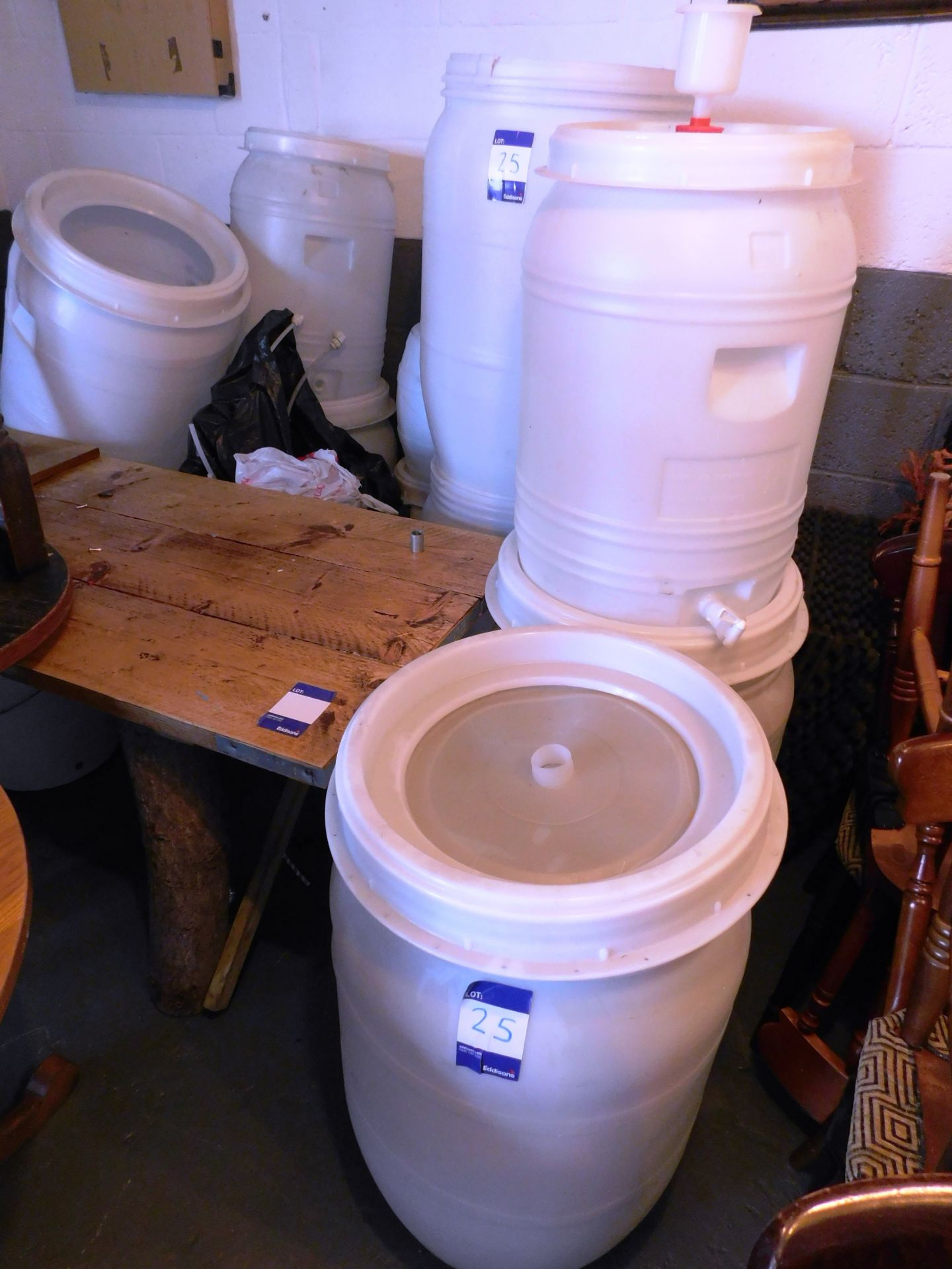 Twenty Assorted Plastic Fermenters