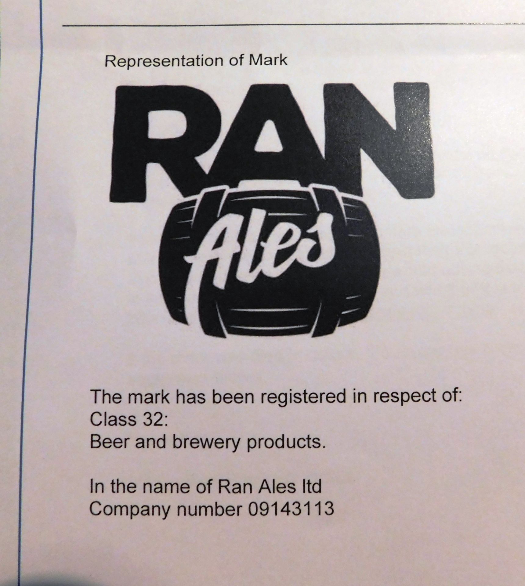 Ran Ales Trade Mark