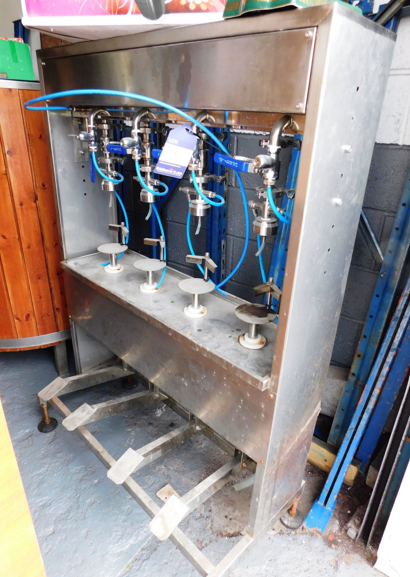 Stainless Steel Four Head Bottling Machine