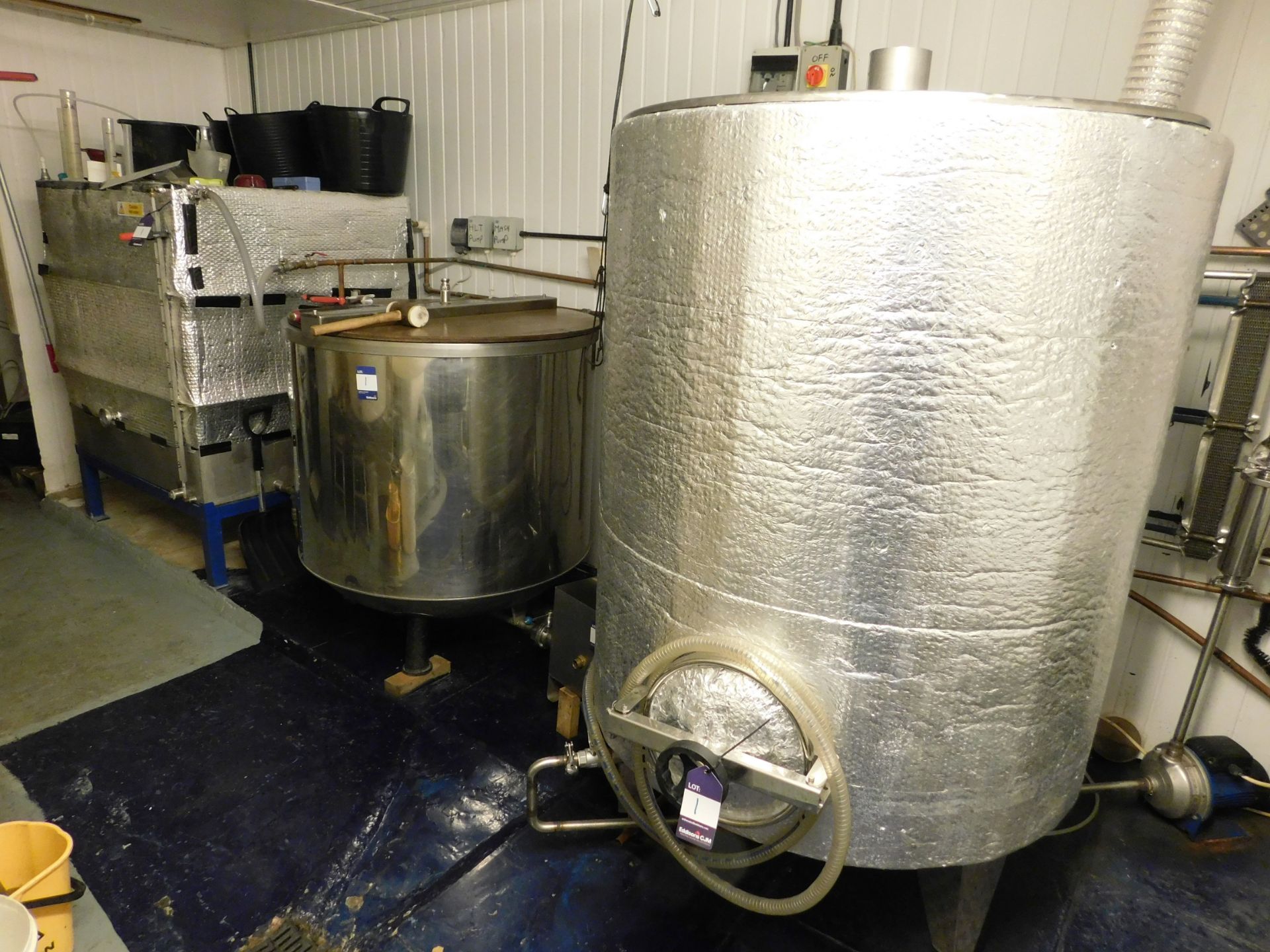 Micro Brewery plant comprising Kettle (1000Ltr Cap