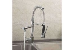 NEW & BOXED Bentley Modern Monobloc Chrome Brass Pull Out Spray Mixer Tap.RRP £349.99.This tap is