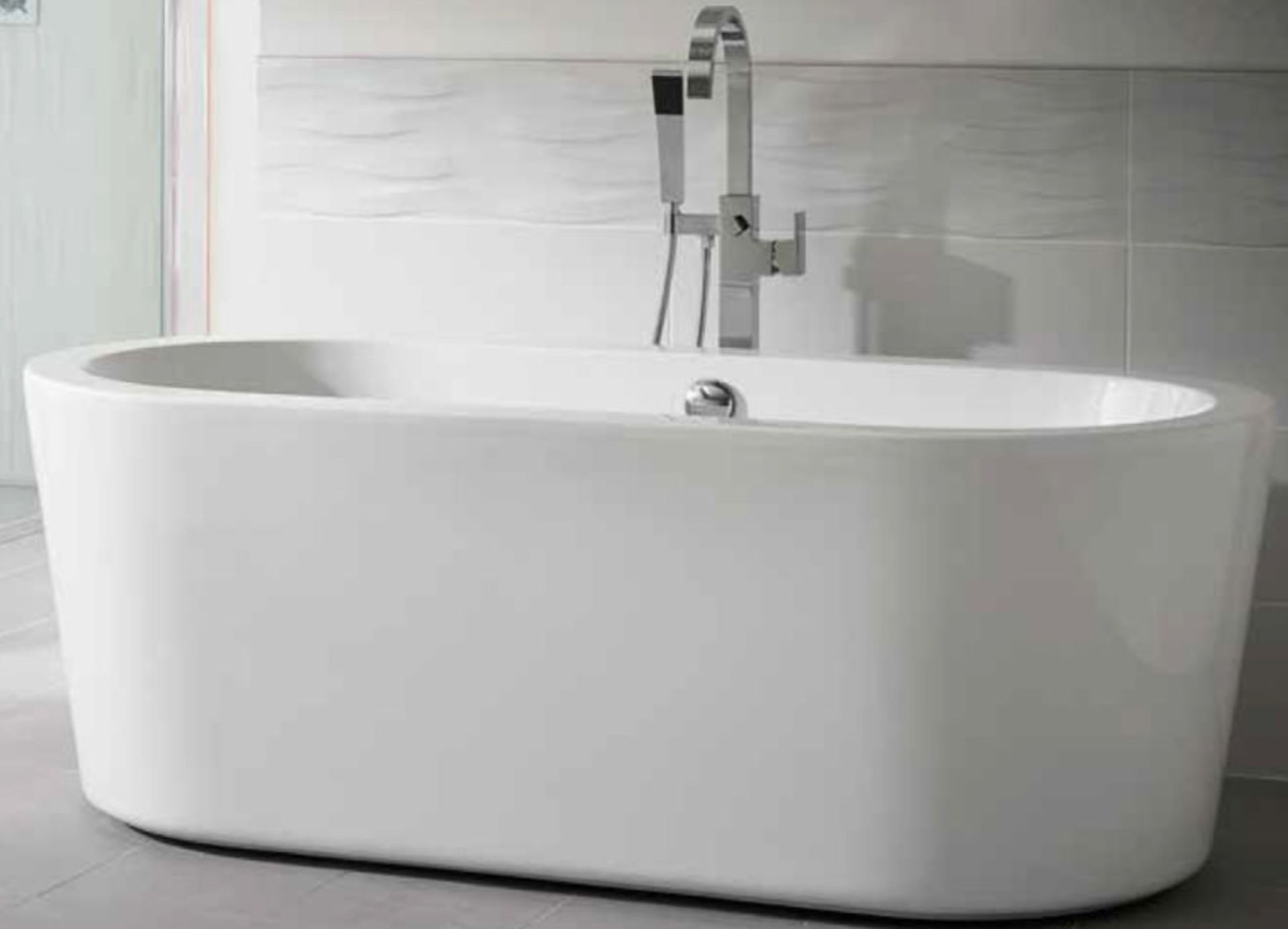 NEW 1700x800mm Maddie Freestanding Bath. BR253.RRP £2,879 Visually simplistic to suit any bathroom - Image 3 of 3