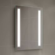 NEW 600x450mm Omega Illuminated LED Mirror. RRP £349.99.ML2108.Energy saving controlled On / Off