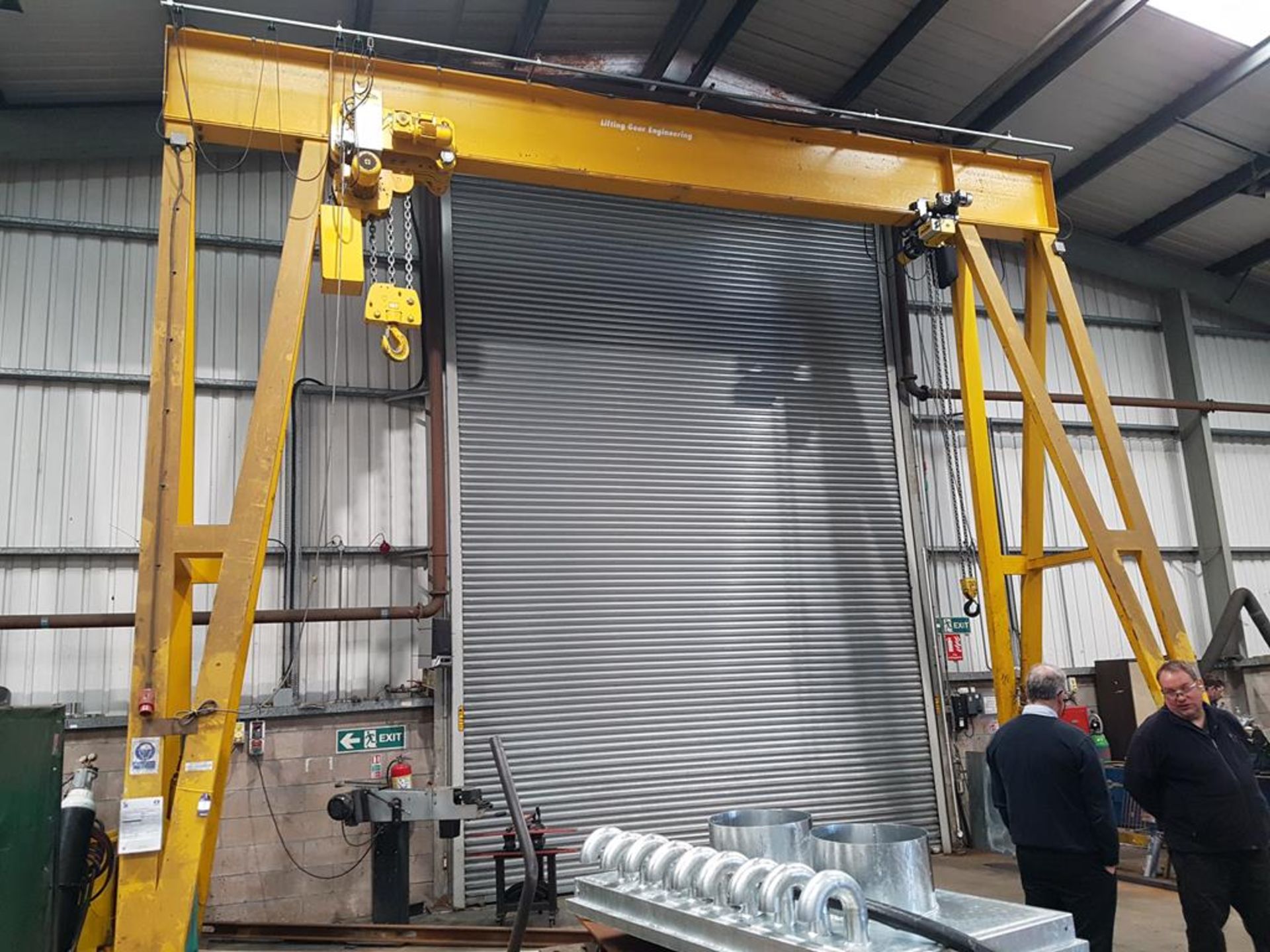 20 Tonnes capacity A-Frame Lifting Gantry & Hoists