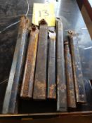 Lathe Boring Bars medium. Assorted. Various TCT type.