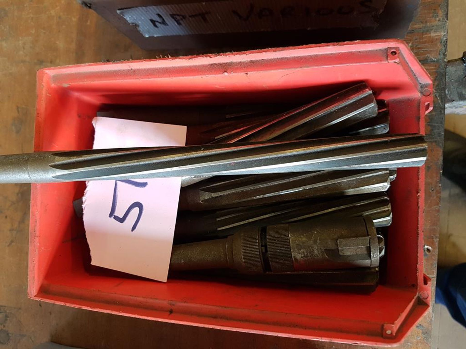 Box of assorted 3MT Reamers, various sizes