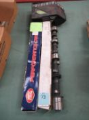 3x Triumph TR2/4 Camshafts and a box of spring sets for cams