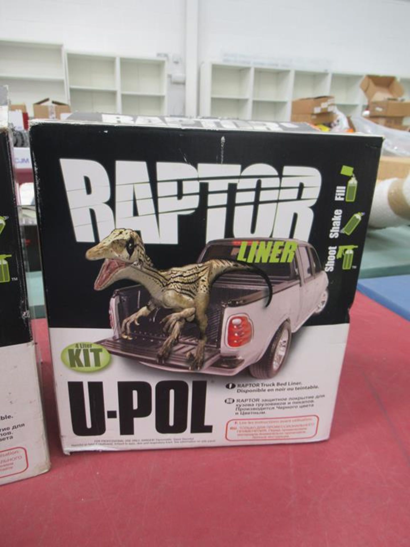 2x boxes of Raptor Line Paint ( 1x boxed, 1 litre missing) - Image 2 of 2