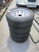 Set of 4x wheels and tyres