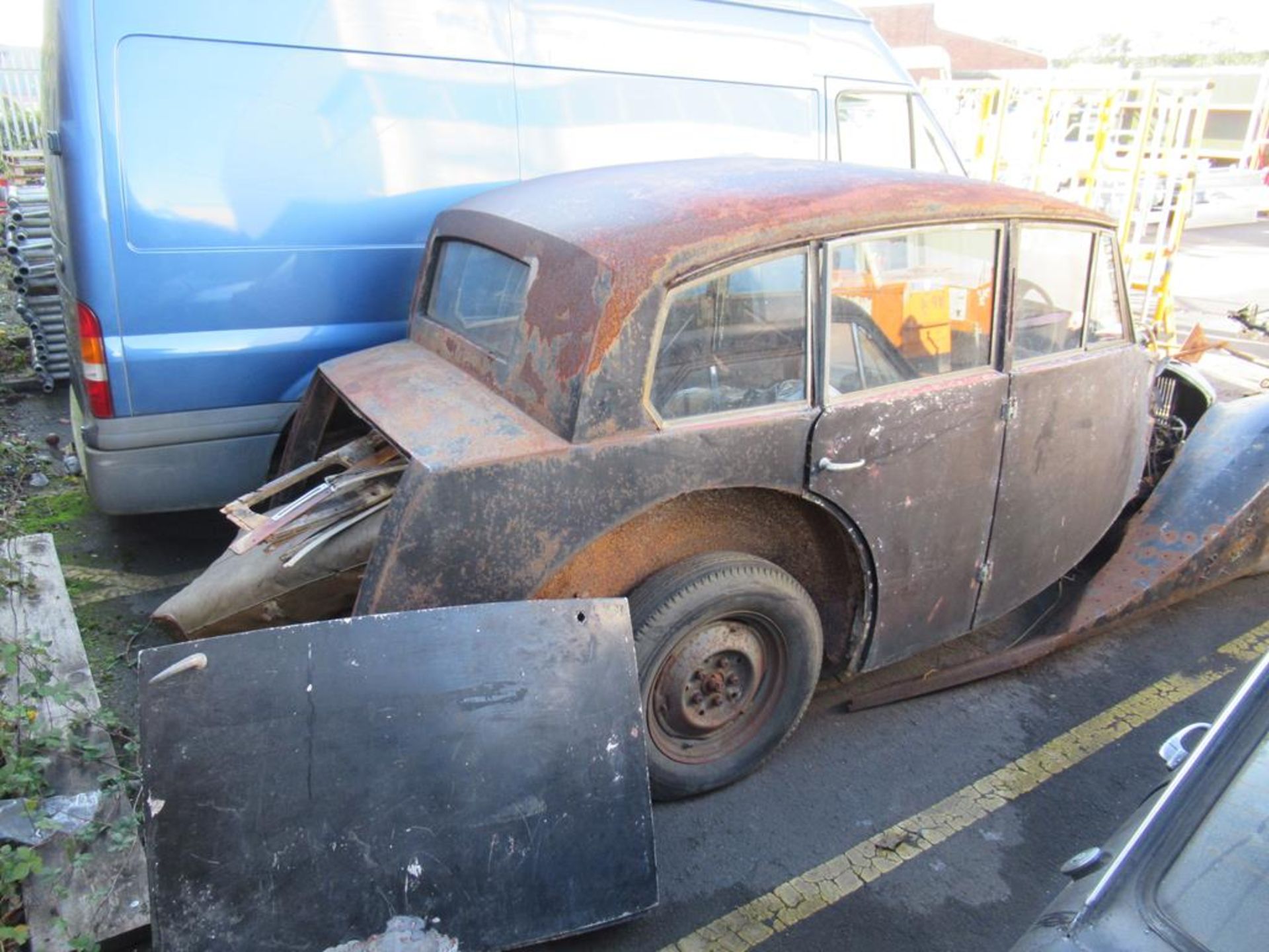 Triumph 1948 1800 Saloon. Non Runner. Reg NPU 499 - Image 6 of 11