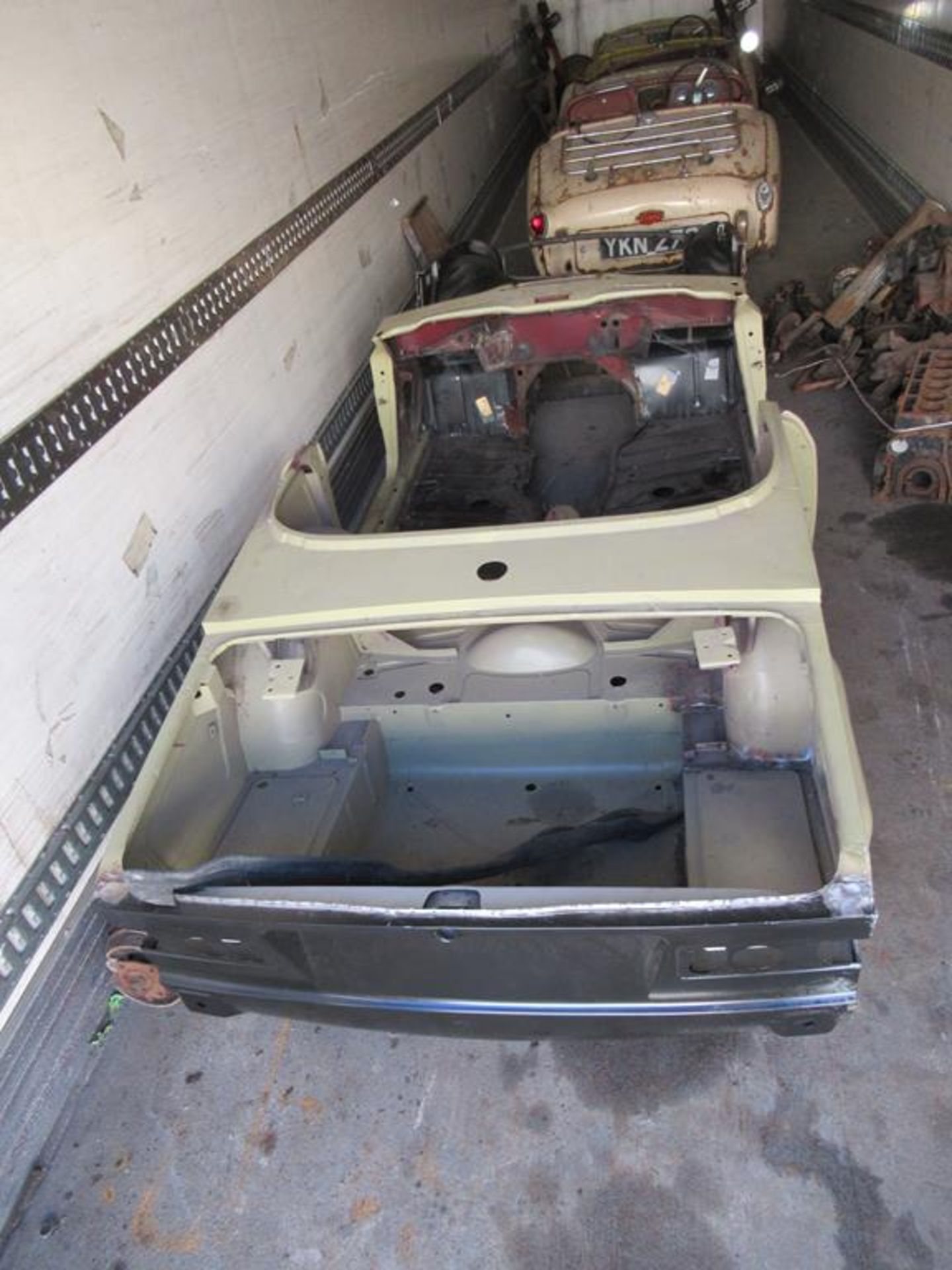 Triumph TR6 Body shell/chassis. C/W Engine and parts - Image 2 of 11