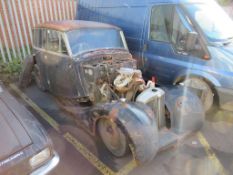 Triumph 1948 1800 Saloon. Non Runner. Reg NPU 499