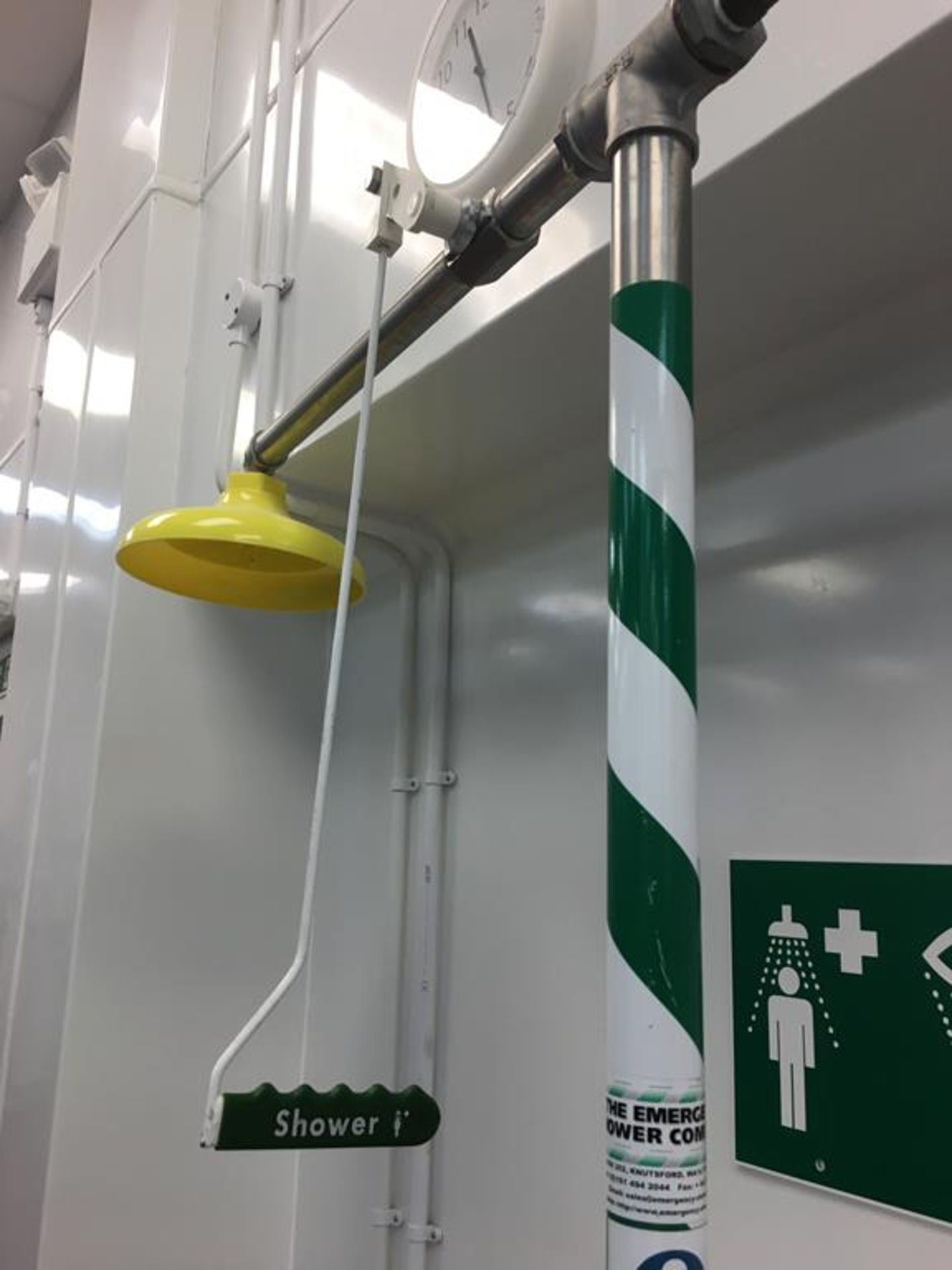 SS Floor standing safety shower with eye wash station - Image 5 of 5