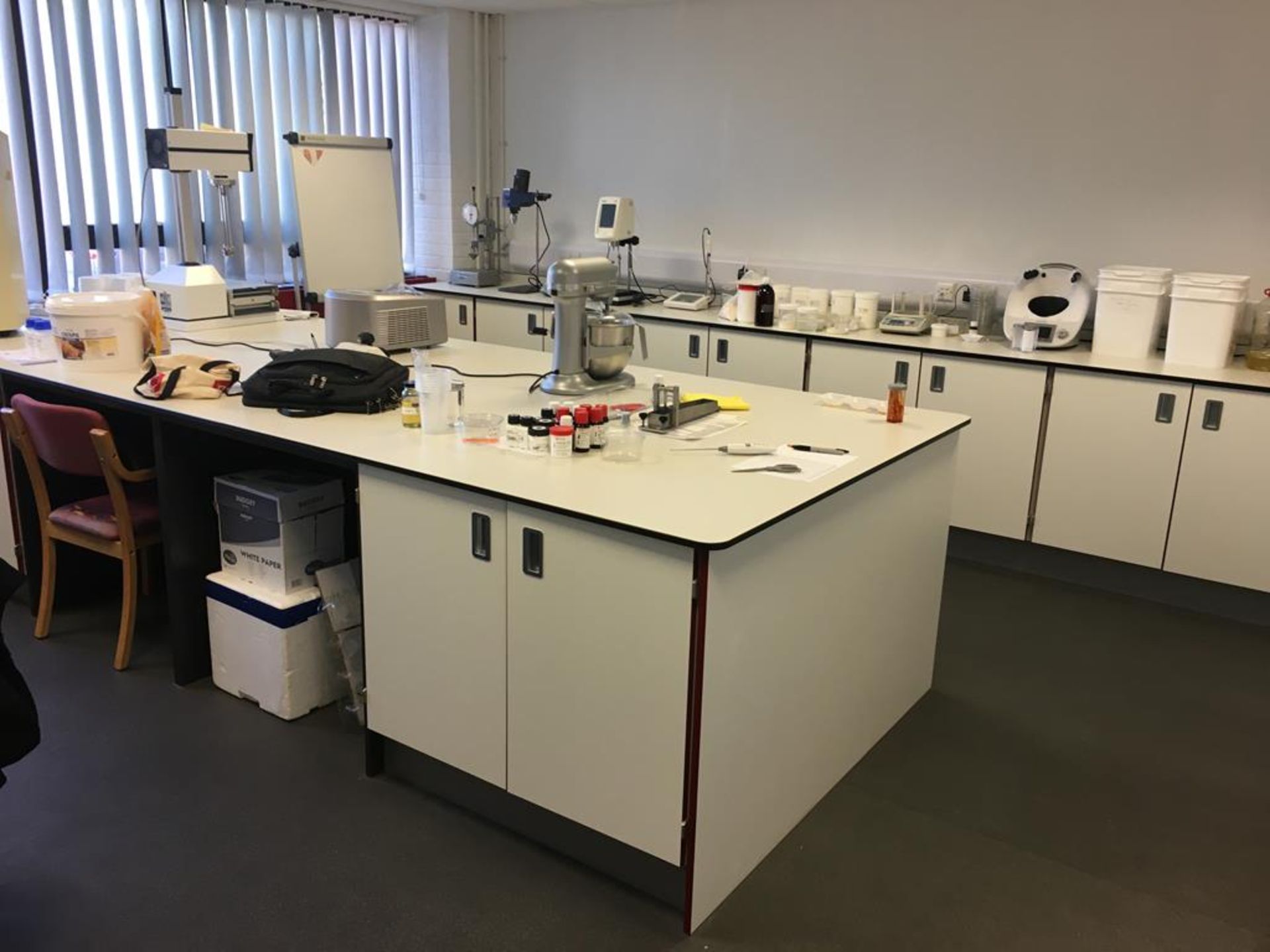 Fitted Laboratory furniture circa 2018.