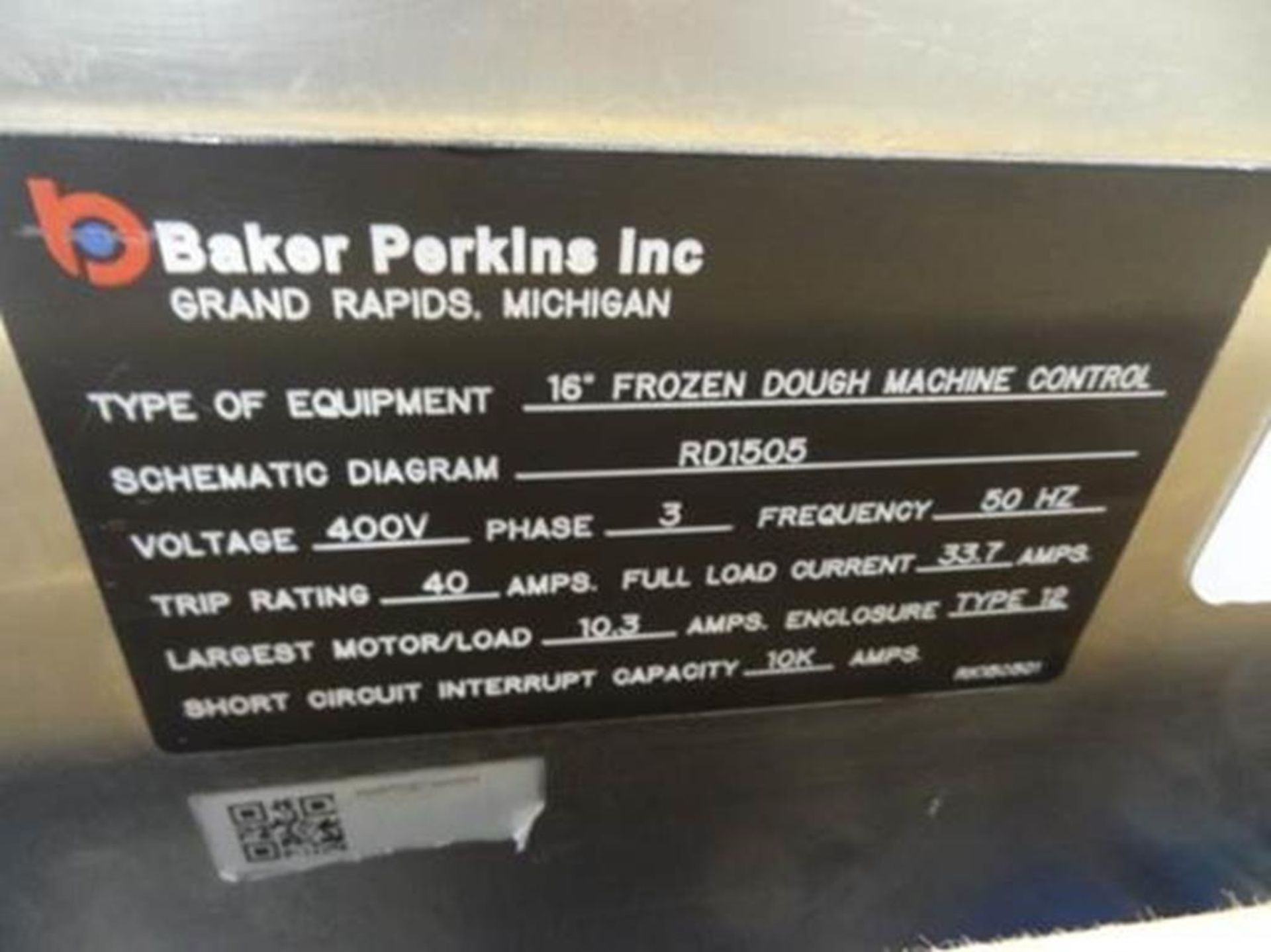 Baker Perkins 16" Frozen Dough/cookie Extruder - Image 8 of 13