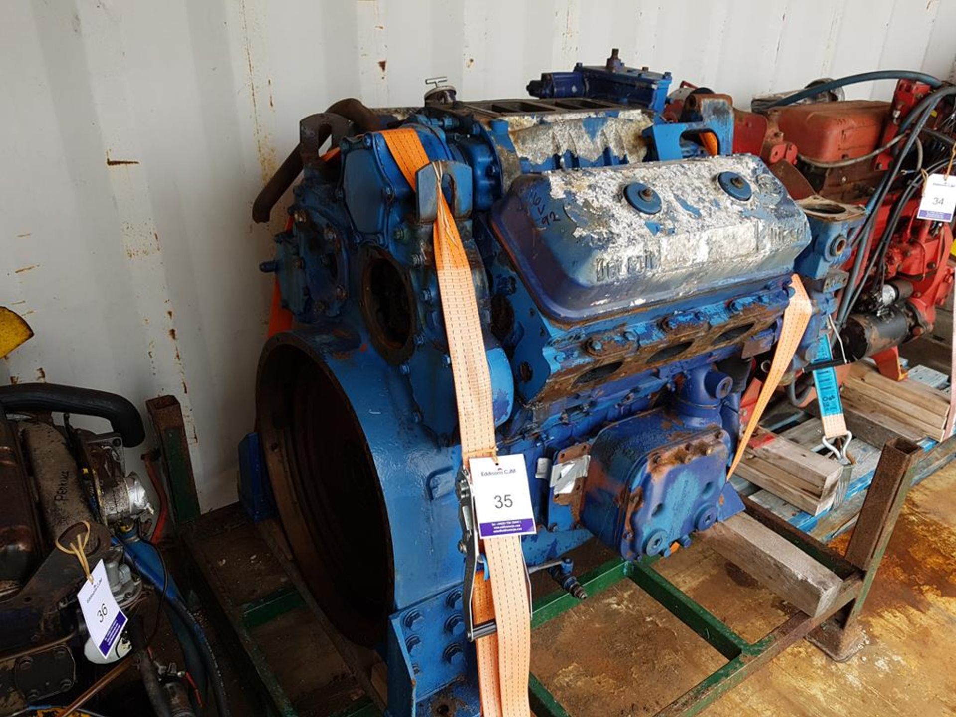 GM Detroit 6V 71 Diesel Engine, used