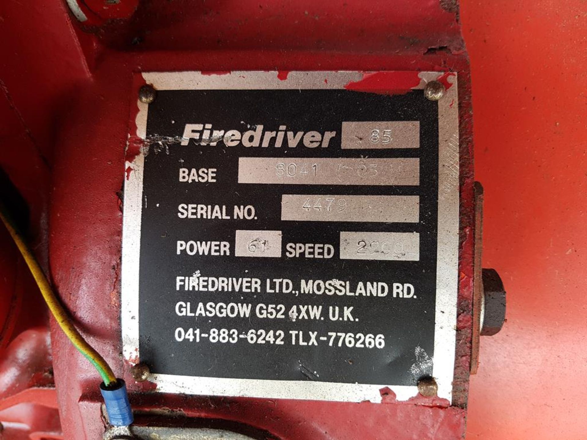 Iveco/Firedriver 85 4 cylinder Diesel Fire Pump - Image 3 of 4