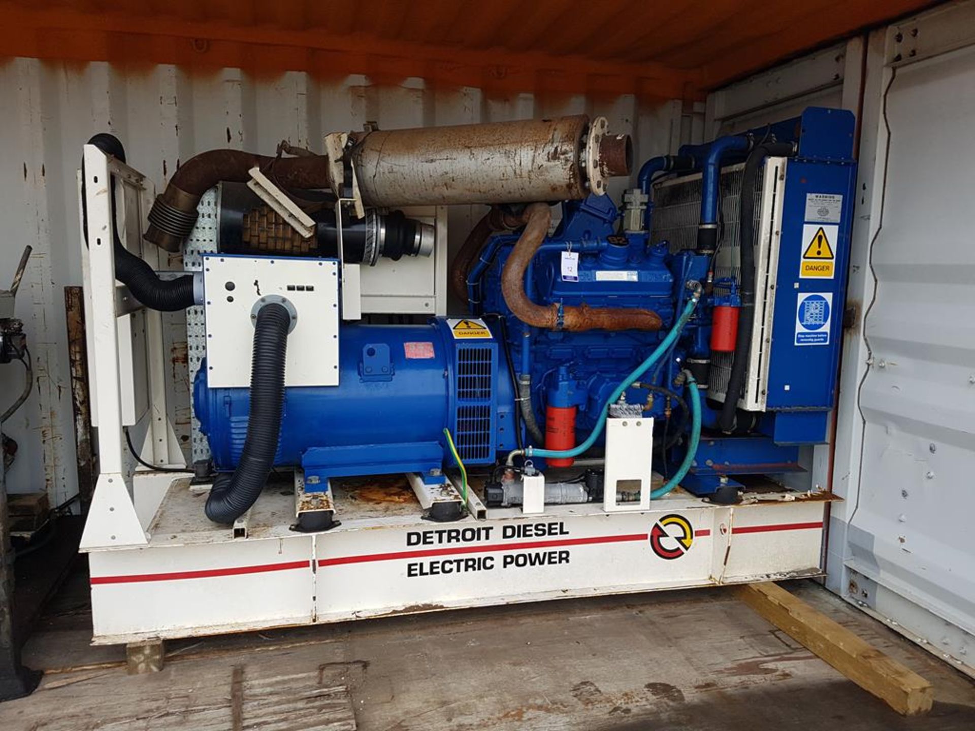 GM Detroit 350KVA diesel standby generator