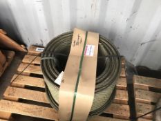 COIL OF WIRE ROPE APPROX 350M X 16MM
