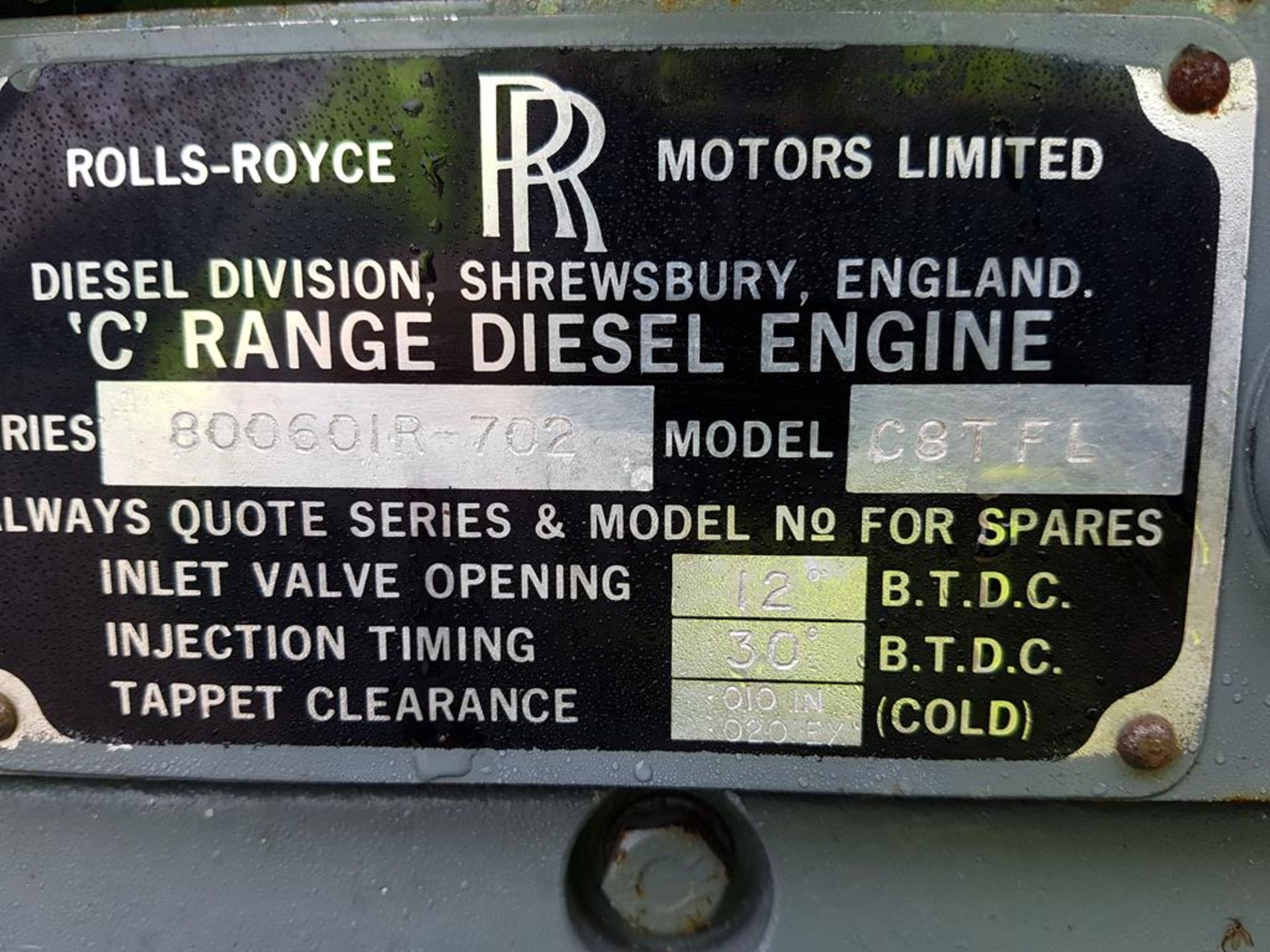 Rolls Royce 275kVA Ex Standby Generator - Image 2 of 6