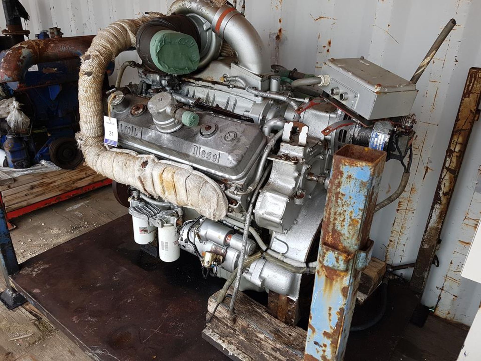 GM Detroit 8V92 V8 Industrial Diesel Engine