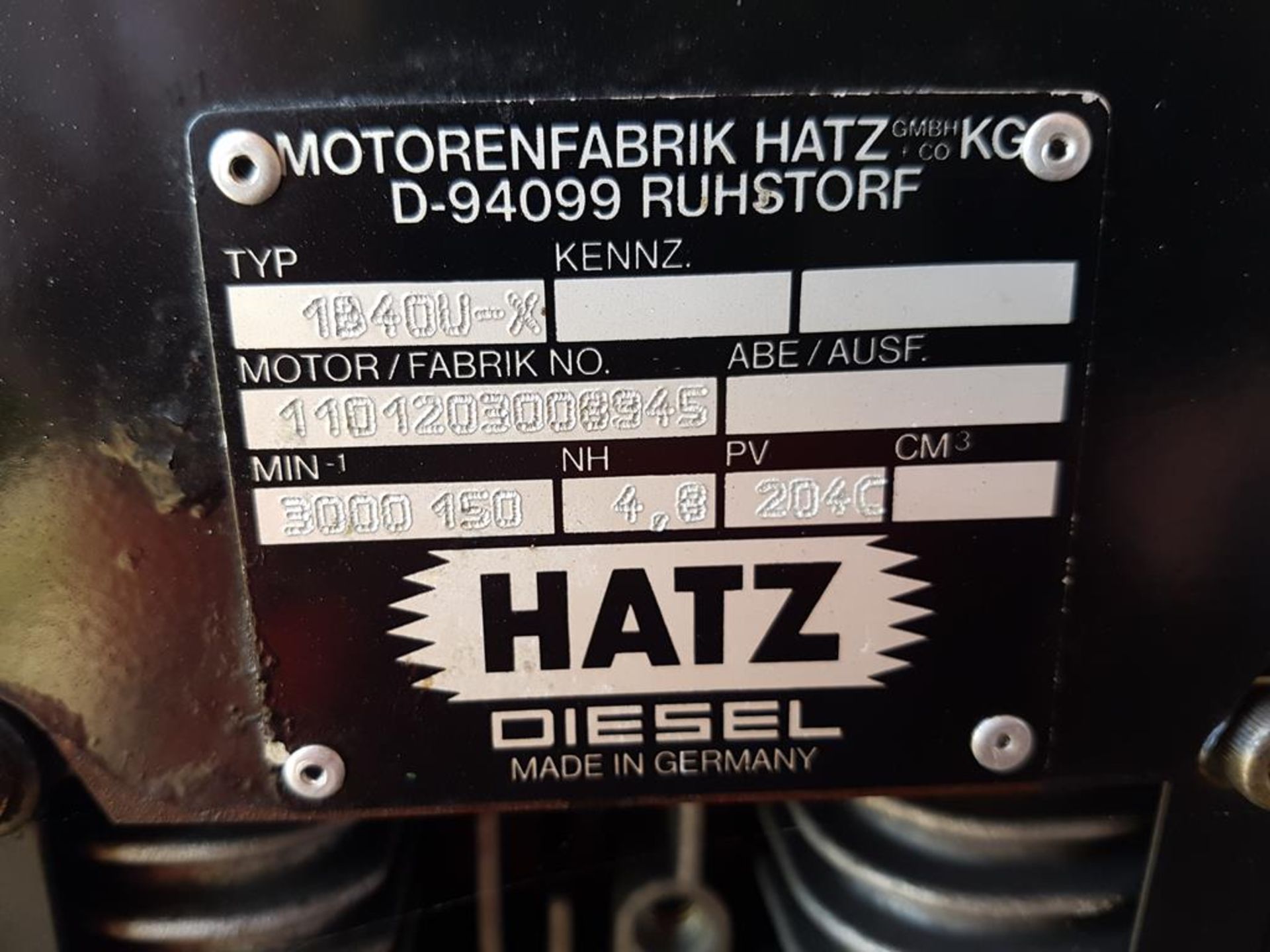 Hatz 8.8kVA Diesel Genset - Image 2 of 4