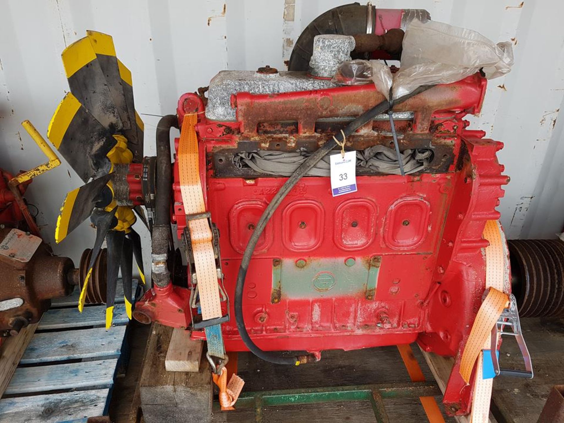 GM Detroit 4 cylinder Industrial Diesel Engine, used