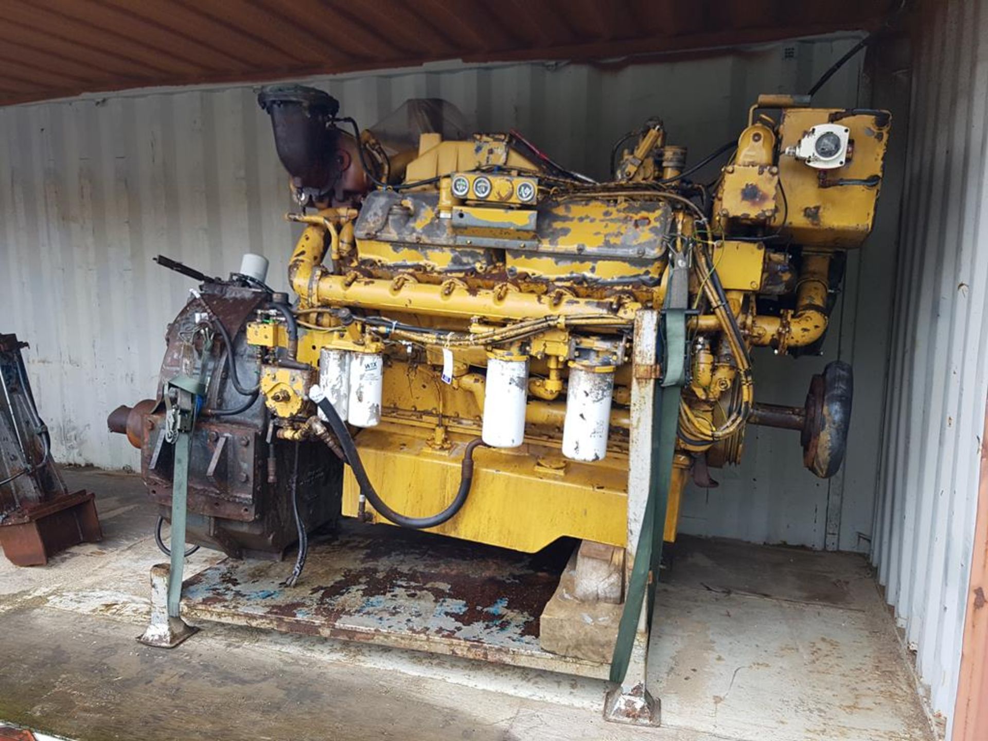 Caterpillar 3412T Marine Diesel Engine with MG520 Gearbox, used - Image 5 of 5