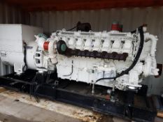 MTU 1375KVA standby diesel generator