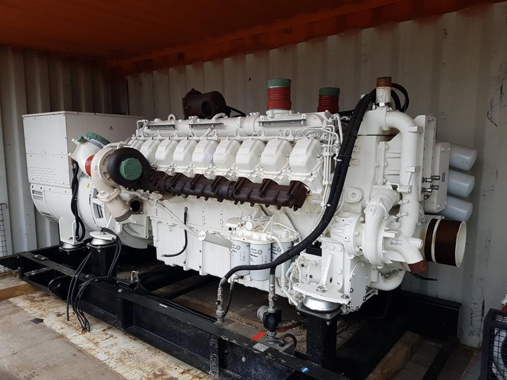 MTU 1375KVA standby diesel generator - Image 2 of 6