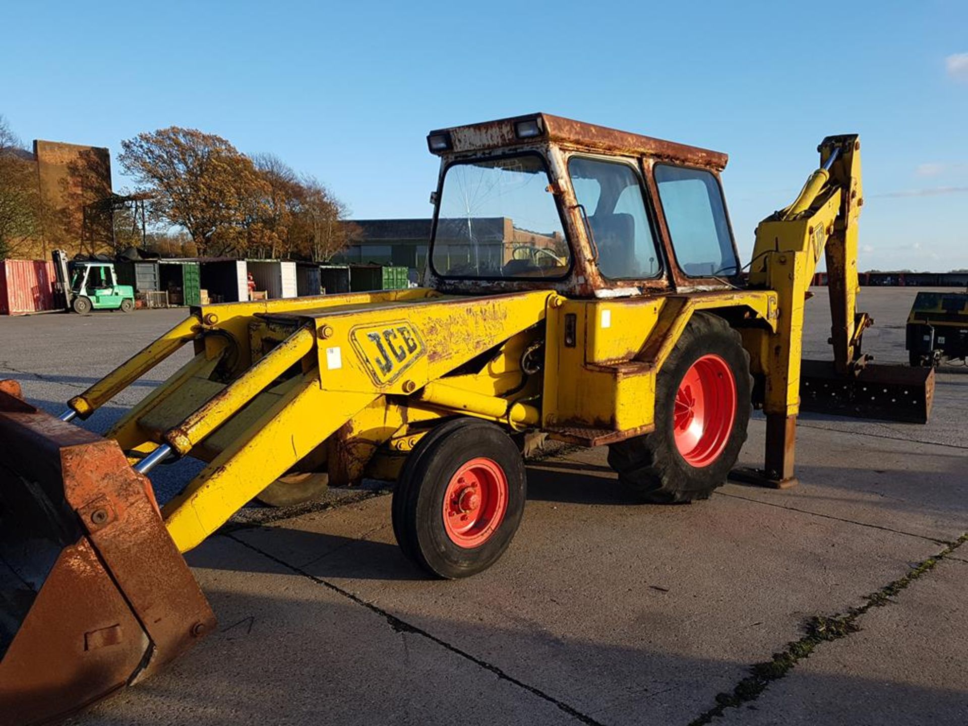 JCB MKII Backhoe Loader. No VAT