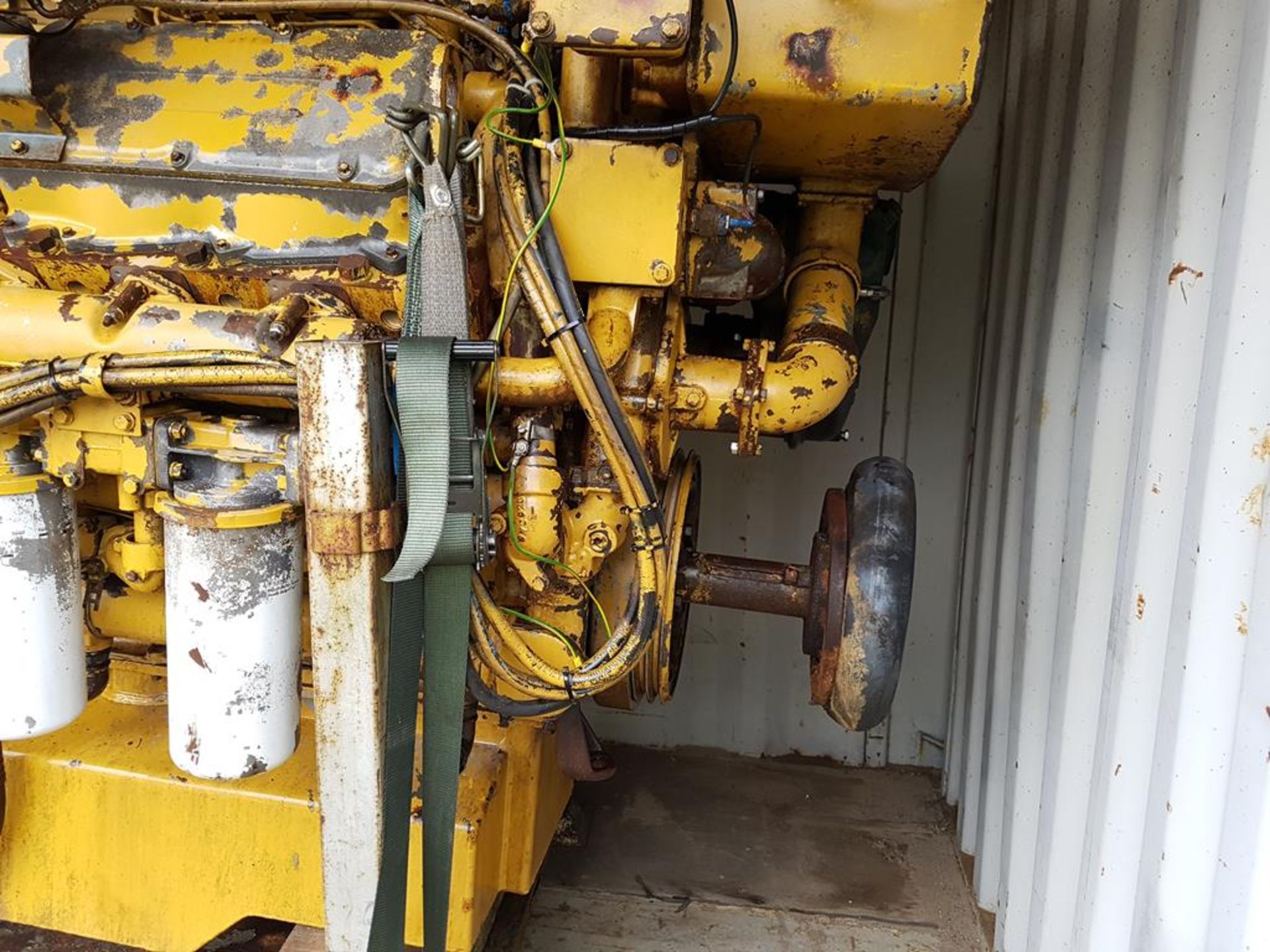 Caterpillar 3412T Marine Diesel Engine with MG520 Gearbox, used - Image 4 of 5