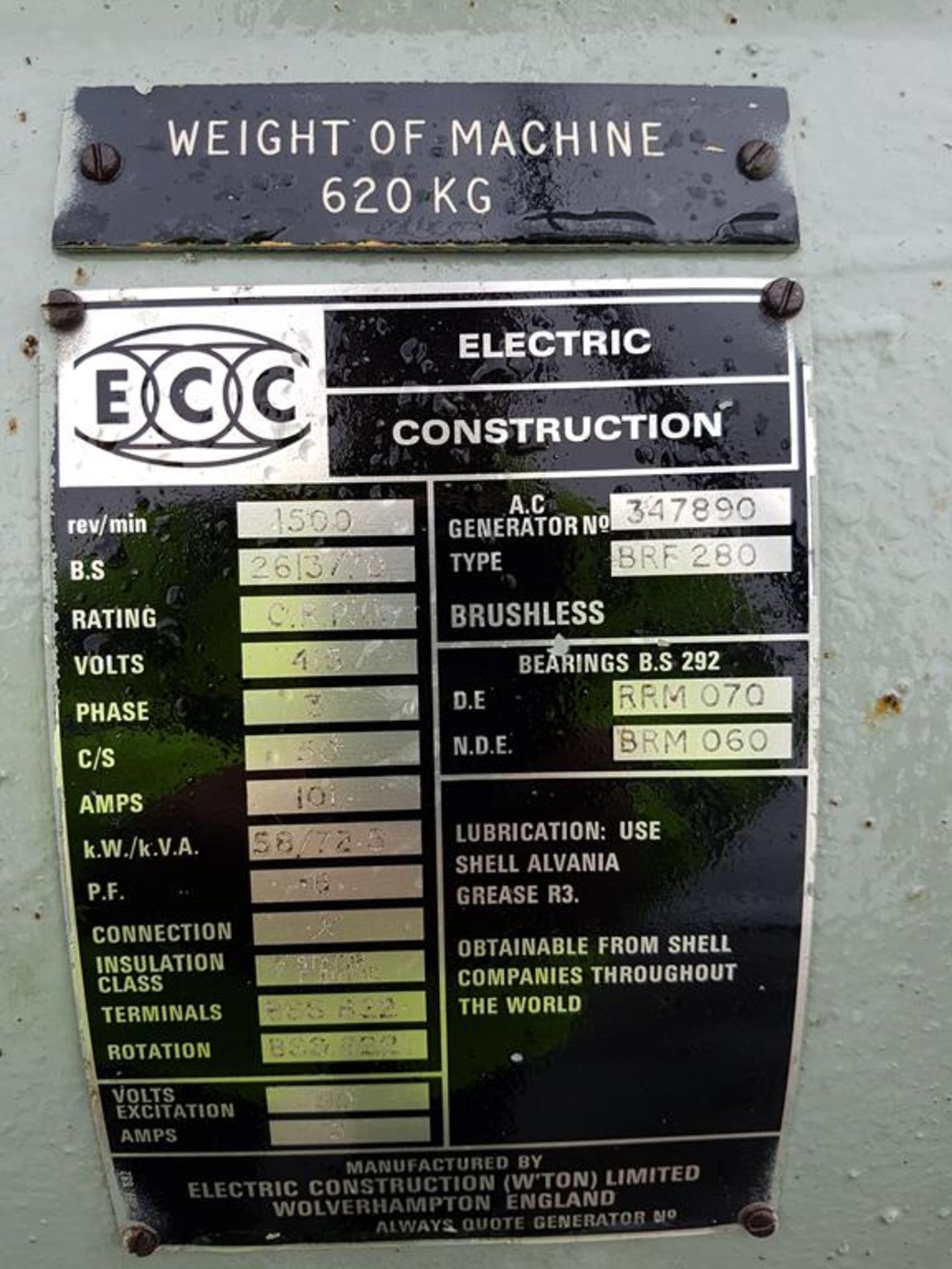 Lister 80kVA Skid Mounted Diesel Standby Generator - Image 4 of 5