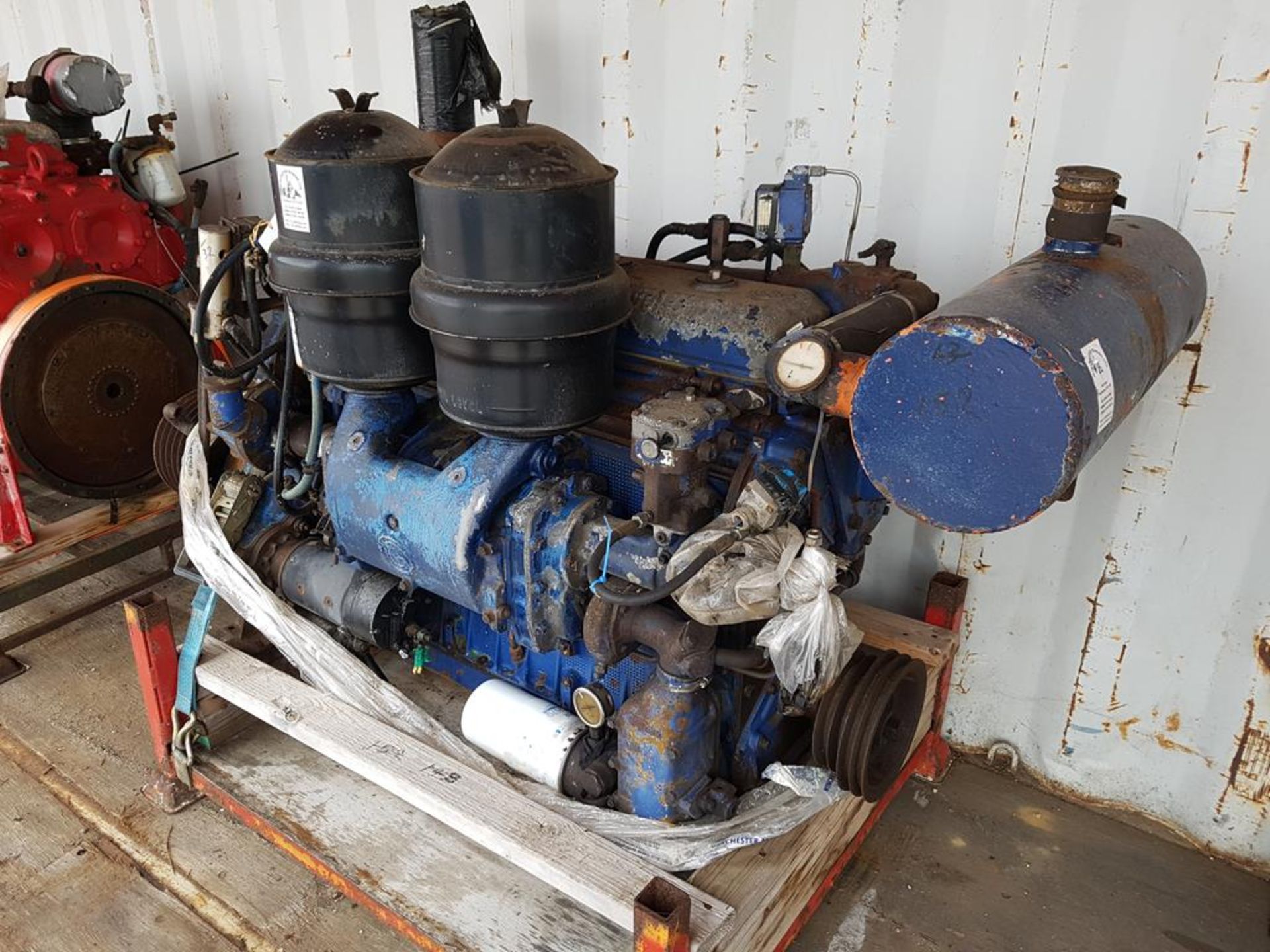 GM Detroit Marine Diesel Engine and Clutch, used - Image 3 of 3